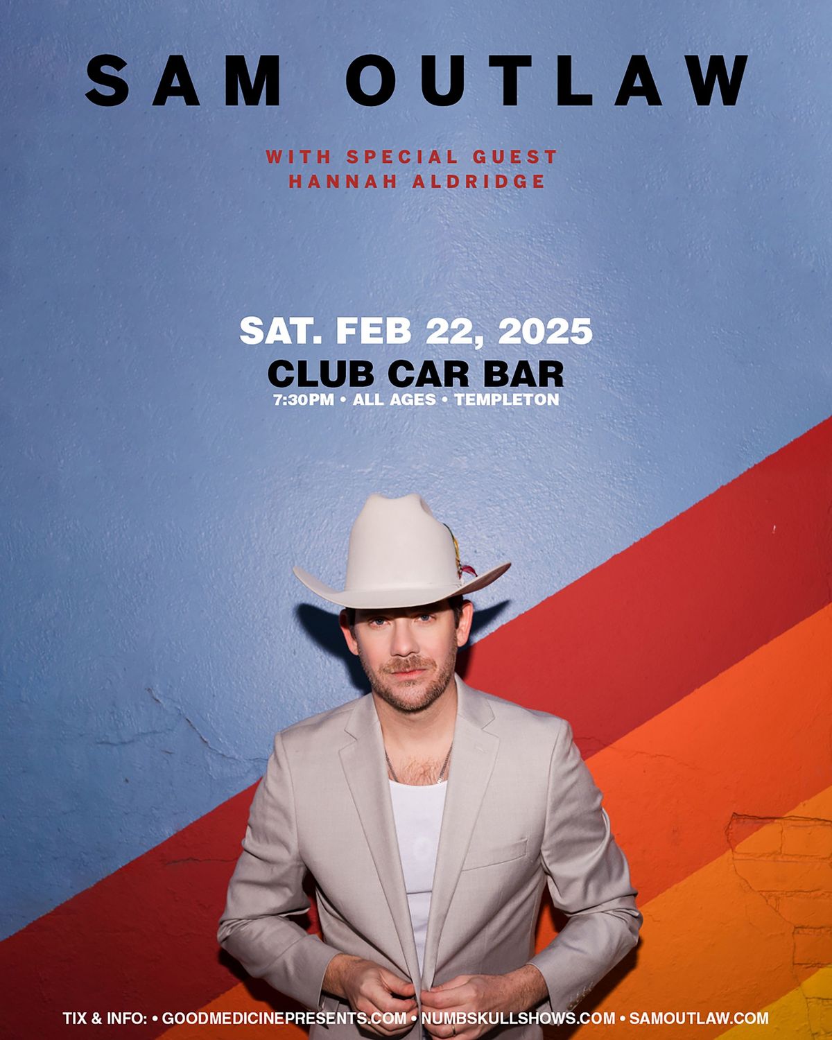 Sam Outlaw with Hannah Aldridge at Club Car Bar