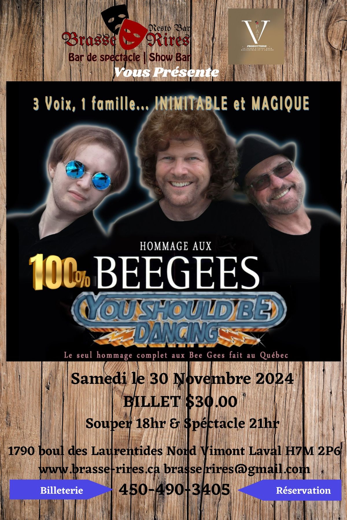 Hommage au Bee Gees