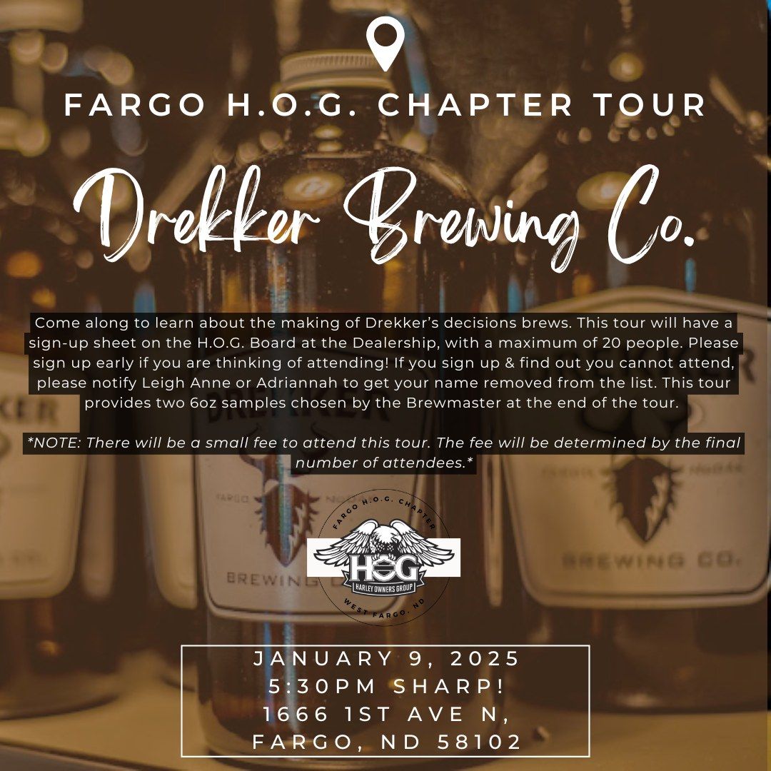 Fargo H.O.G. Tour | Drekker Brewing Co.