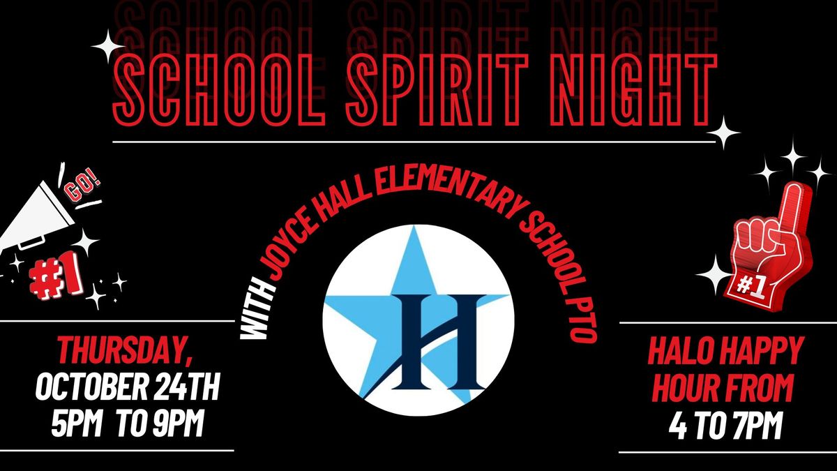 School Spirit Night -  Joyce Hall Elementary PTO