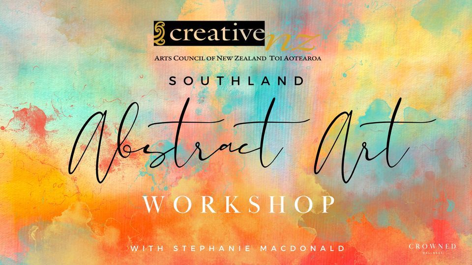 Abstract Art for Wellness Painting Workshop with Steph Mac