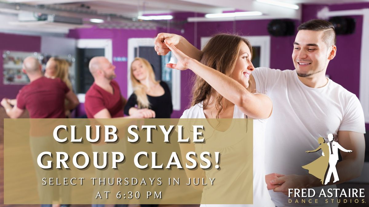 Club Style Group Classes