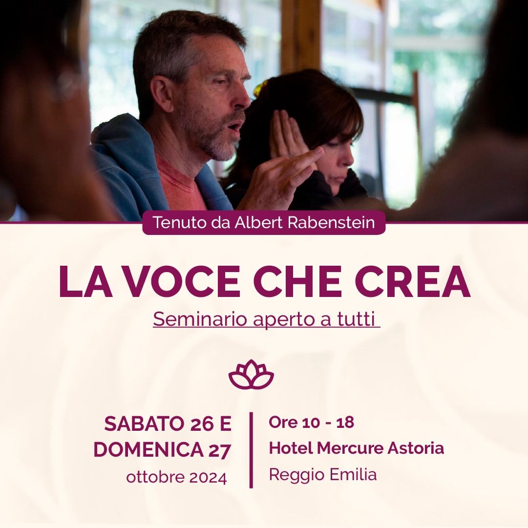 LA VOCE CHE CREA 