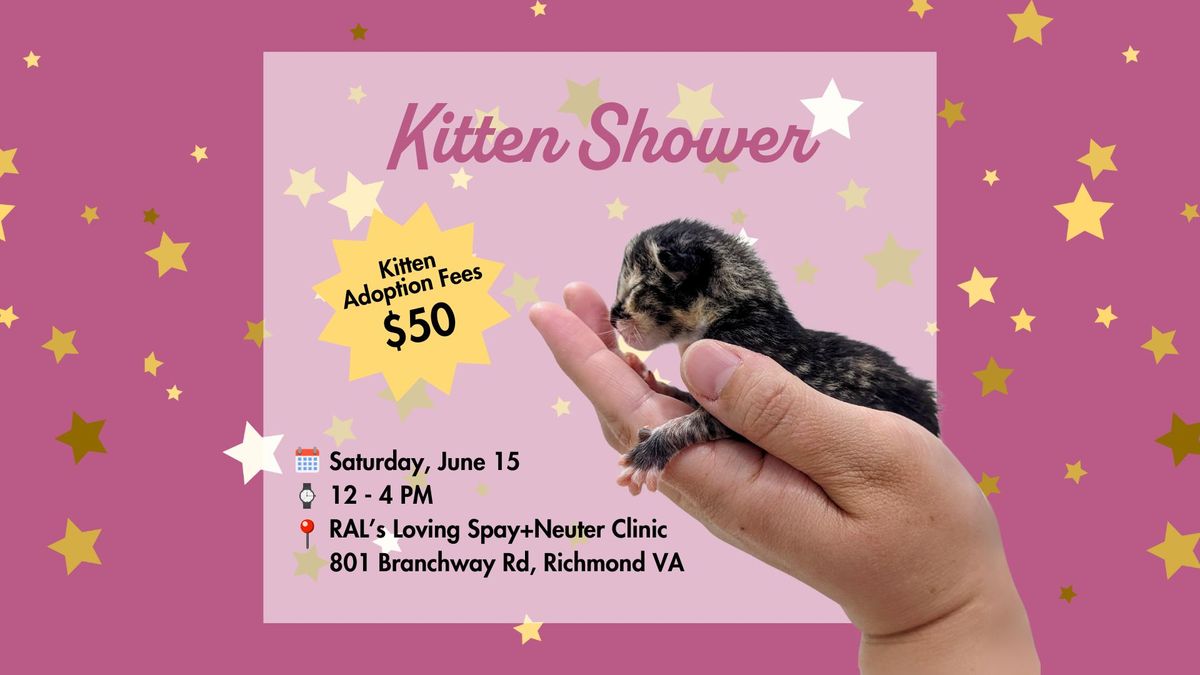 RAL Kitten Shower