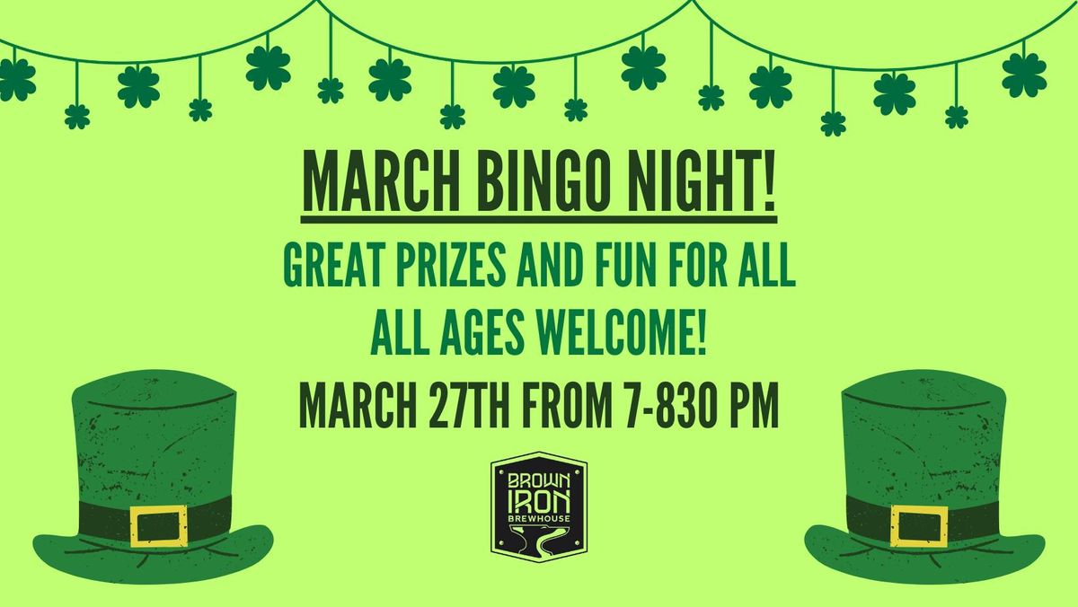 March Bingo Night