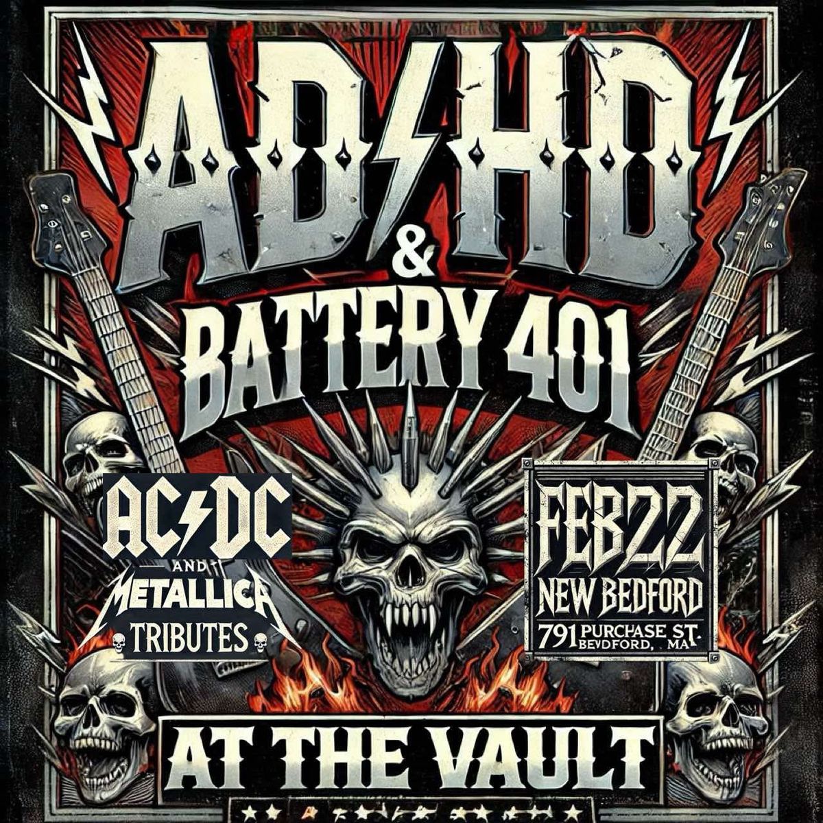 AD\/HD with Battery 401 @ The Vault!