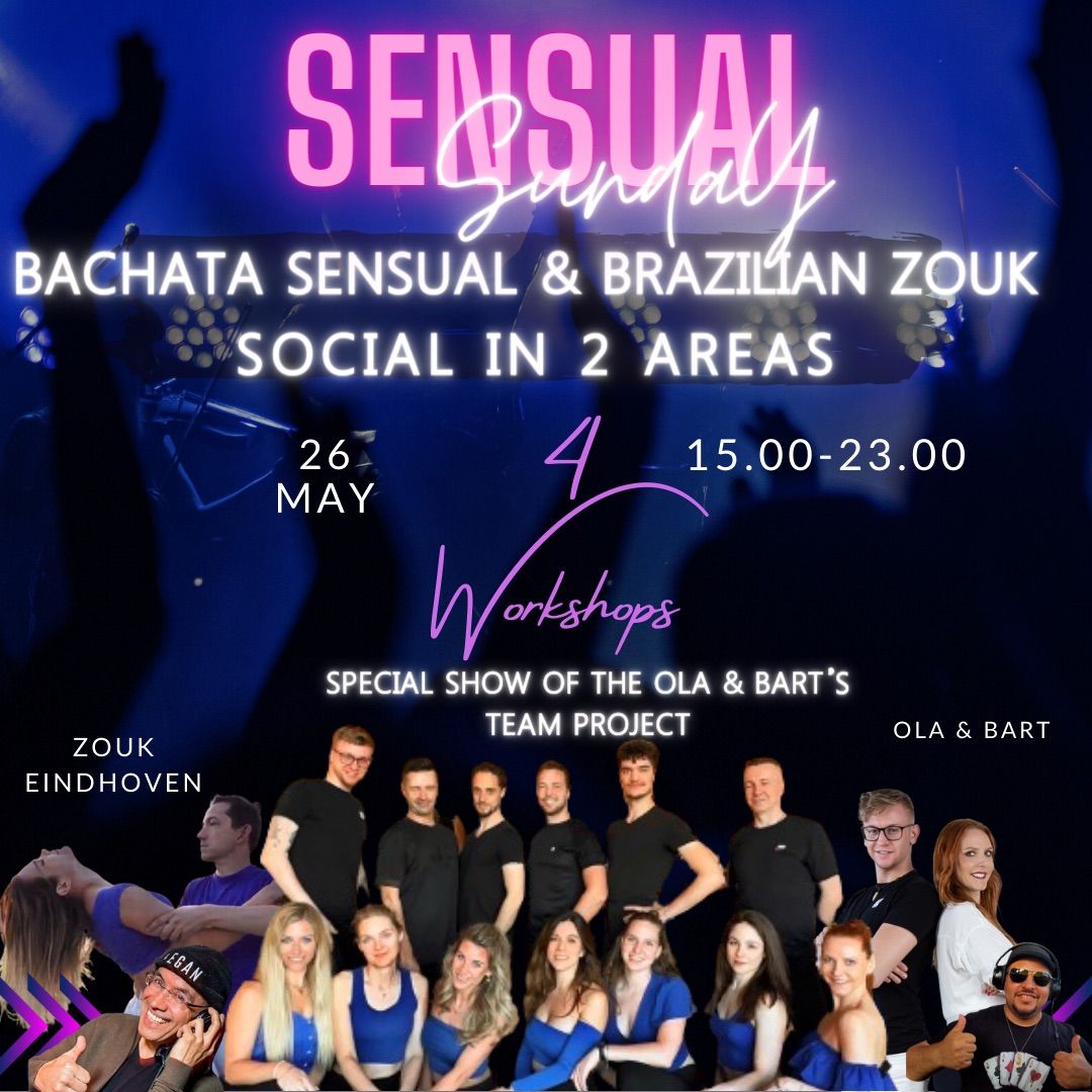 Bachata Sensual and Brazilian Zouk XL Edition - 2 Area Party, 4 Workshops