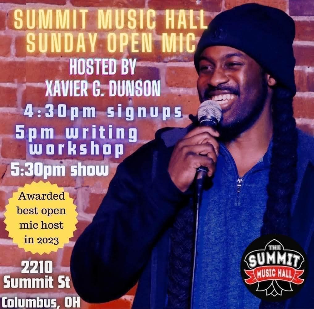 OPEN MIC COMEDY (w\/ Xavier G Dunson) at The Summit Music Hall - Every Sunday