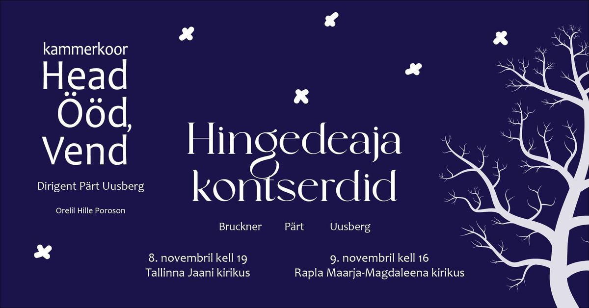 Hingedeaja kontsert Tallinnas