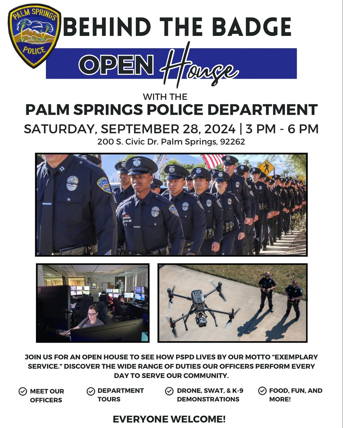 Behind the Badge - PSPD Open House