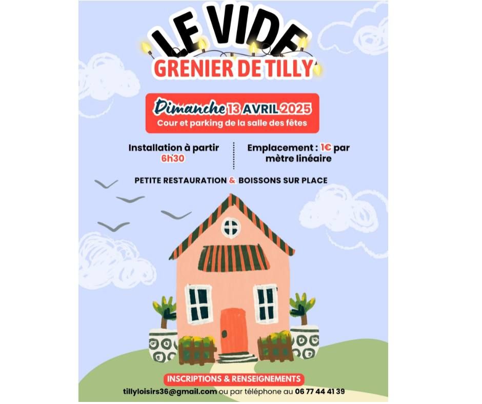 VIDE GRENIER DE TILLY (36310)