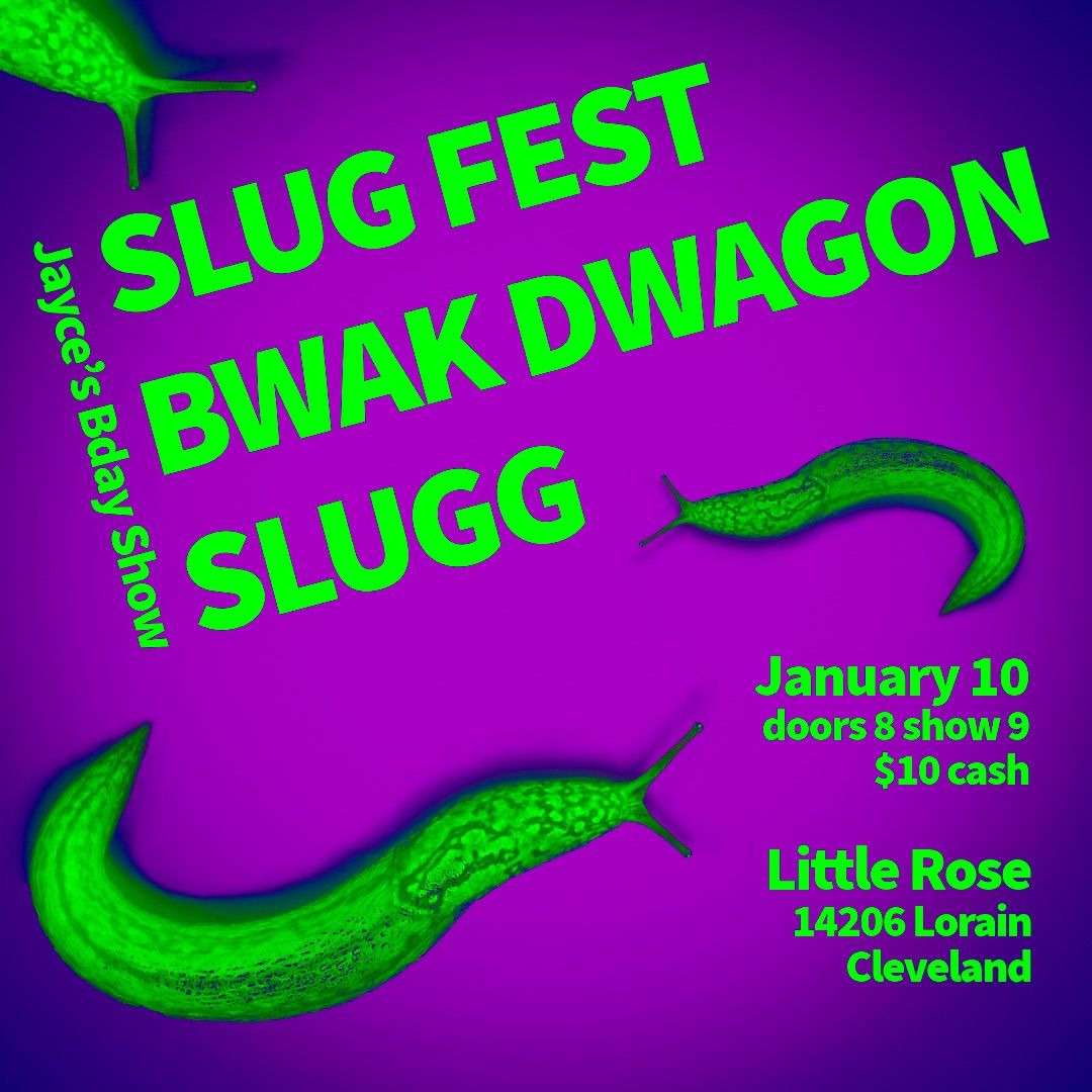 SLUG FEST \/ BWAK DWAGON \/ SLUGG at Little Rose