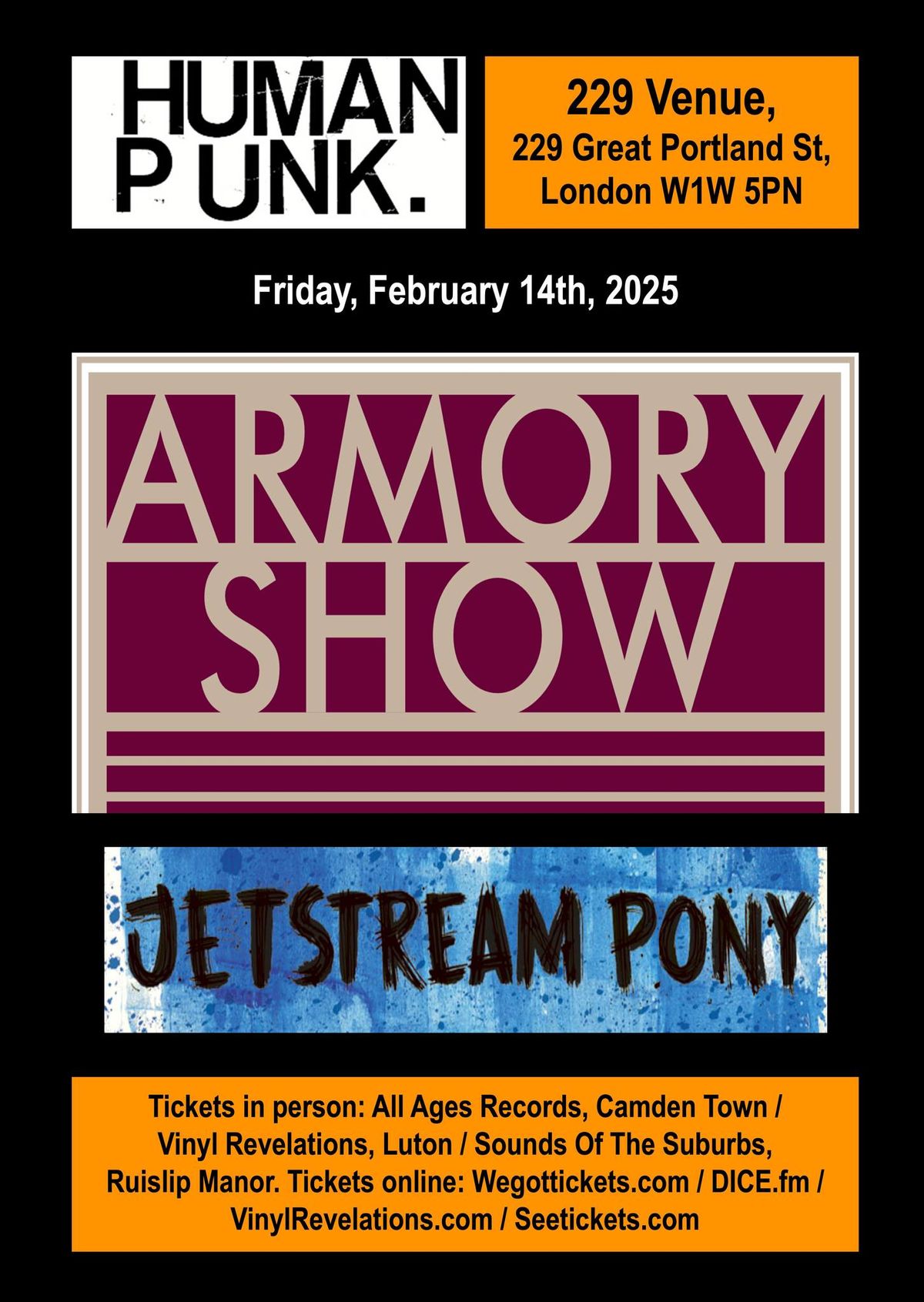 The Armory Show - Live in concert at The 229 Venue, Central London. Friday 14th February 2025.