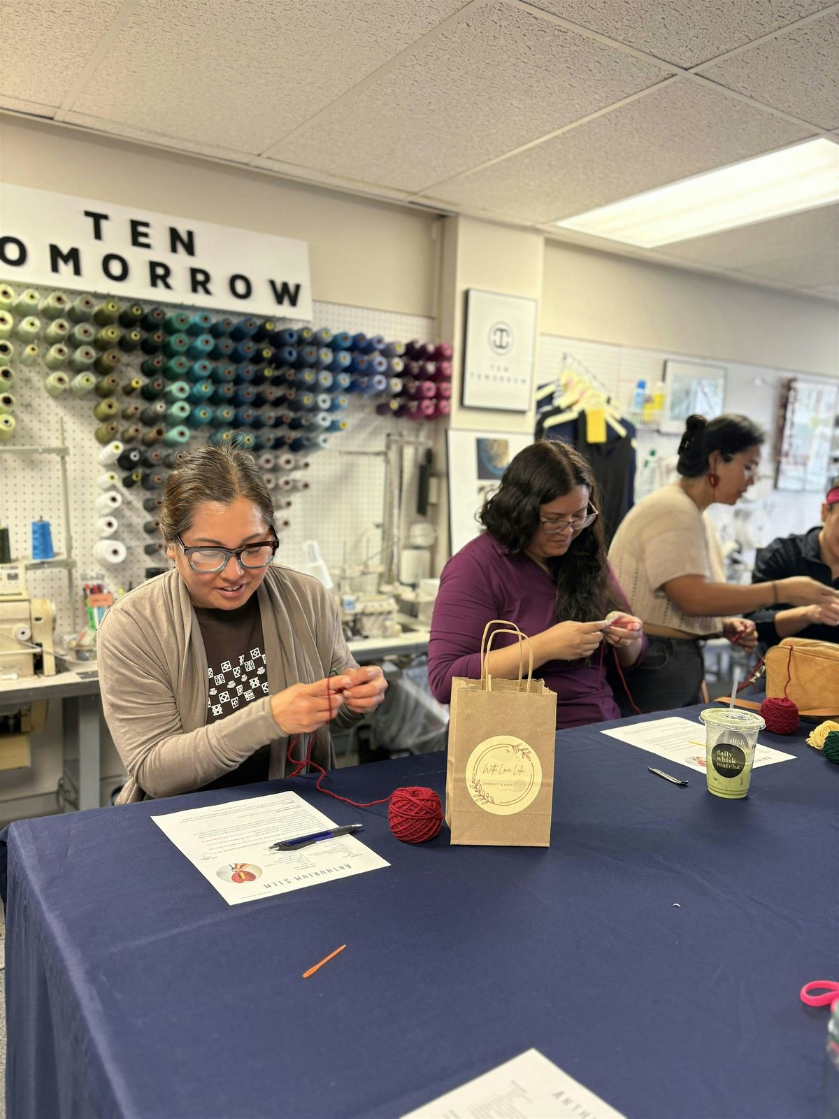 Yarn and Yap - a cozy crochet workshop with @with_love_lala