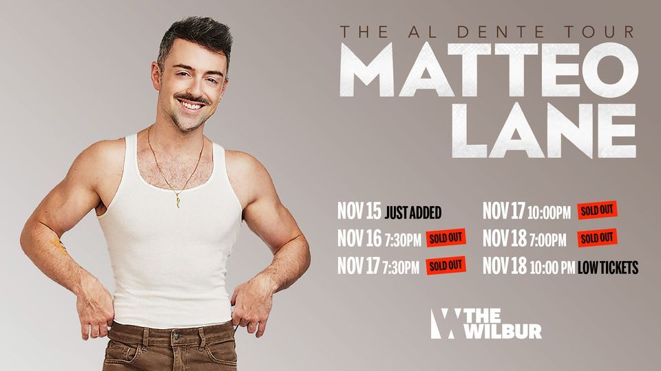 Matteo Lane: The Al Dente Tour