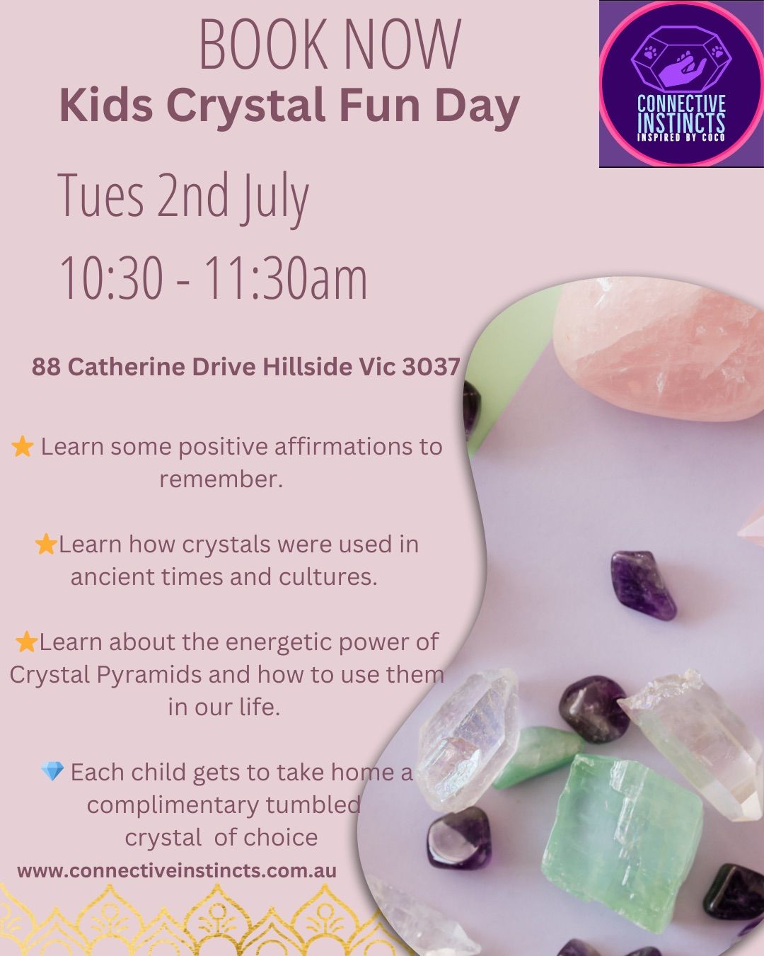 Kids Crystal Fun Day