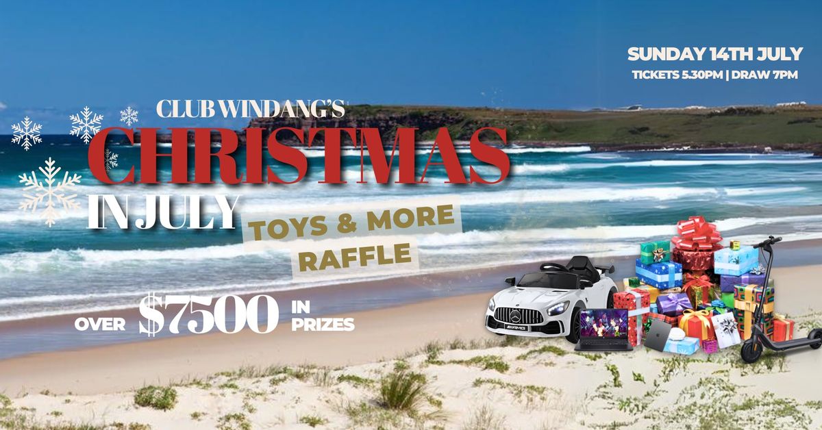 Christmas in JULY Toys & More RAFFLE!