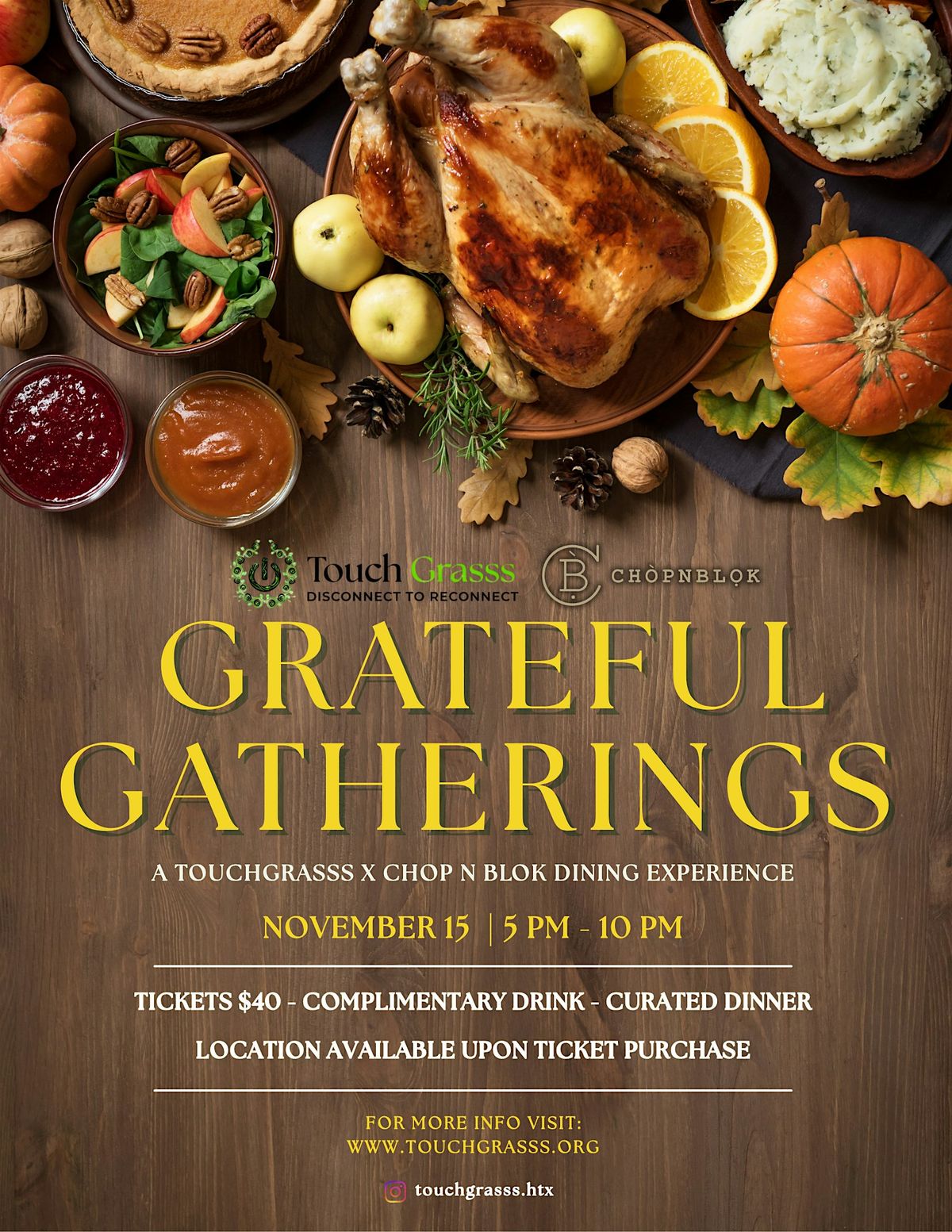Grateful Gatherings: A Touchgrasss x ChopnBlok Experience