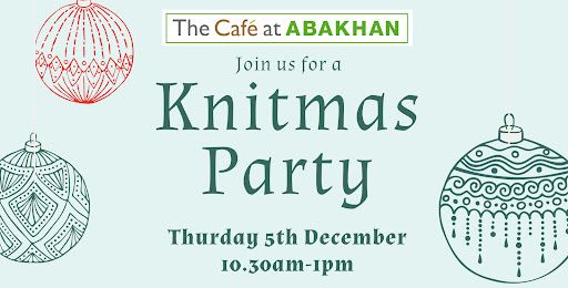 Knitmas Party at Abakhan Mostyn