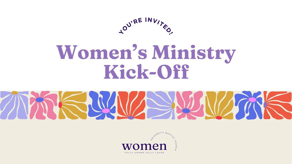 Women's Ministry Kick-Off