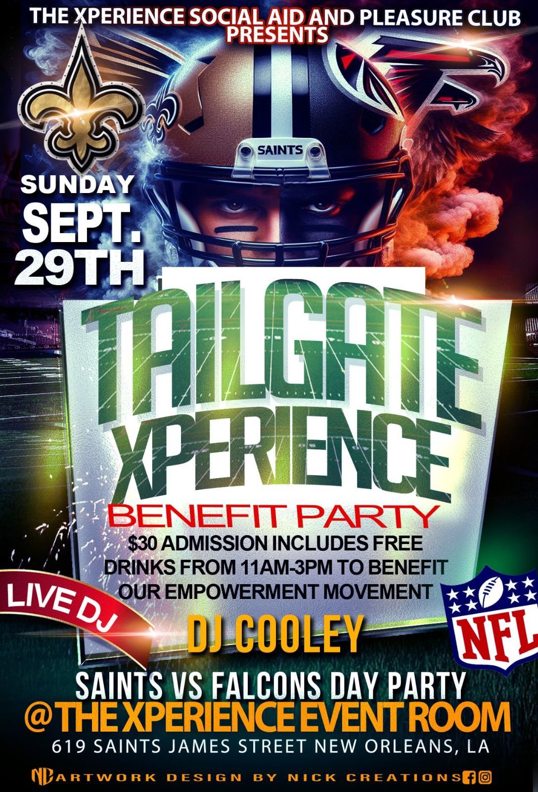 Tailgate Xperience Benefit Party