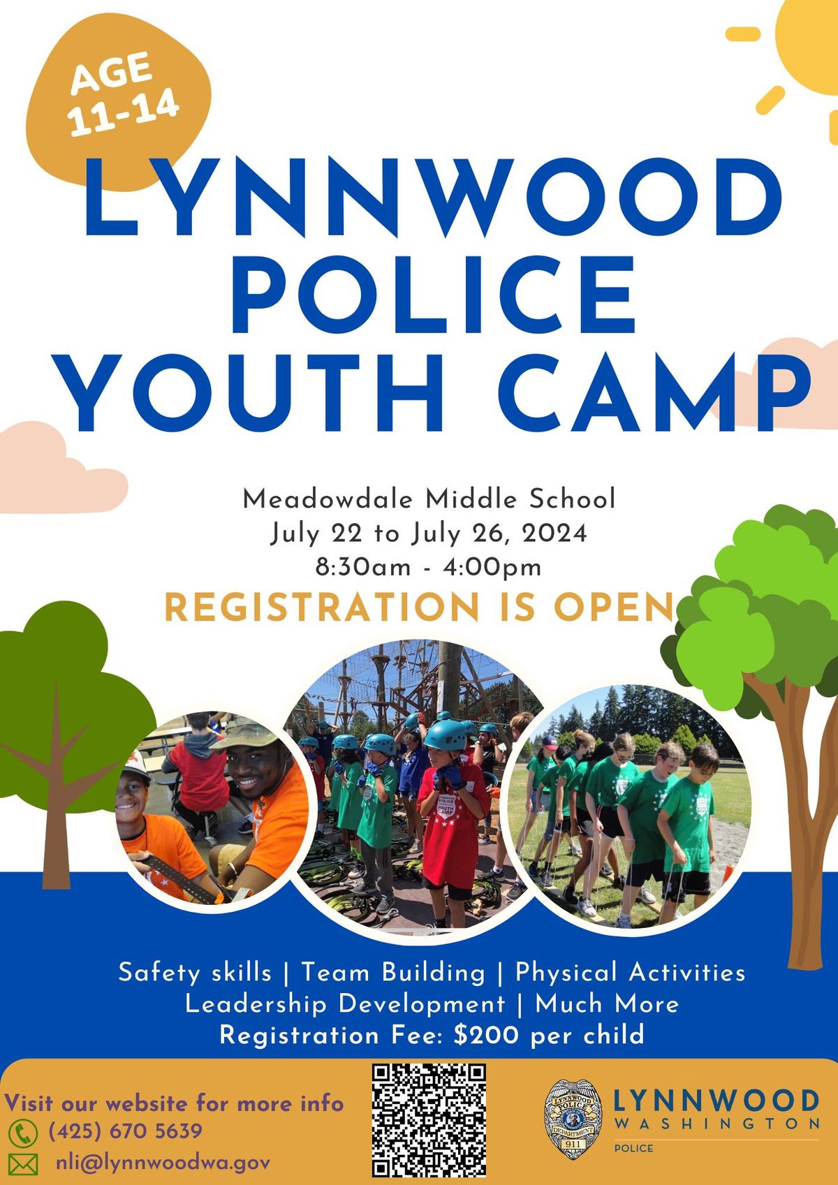 Lynnwood Police Youth Camp