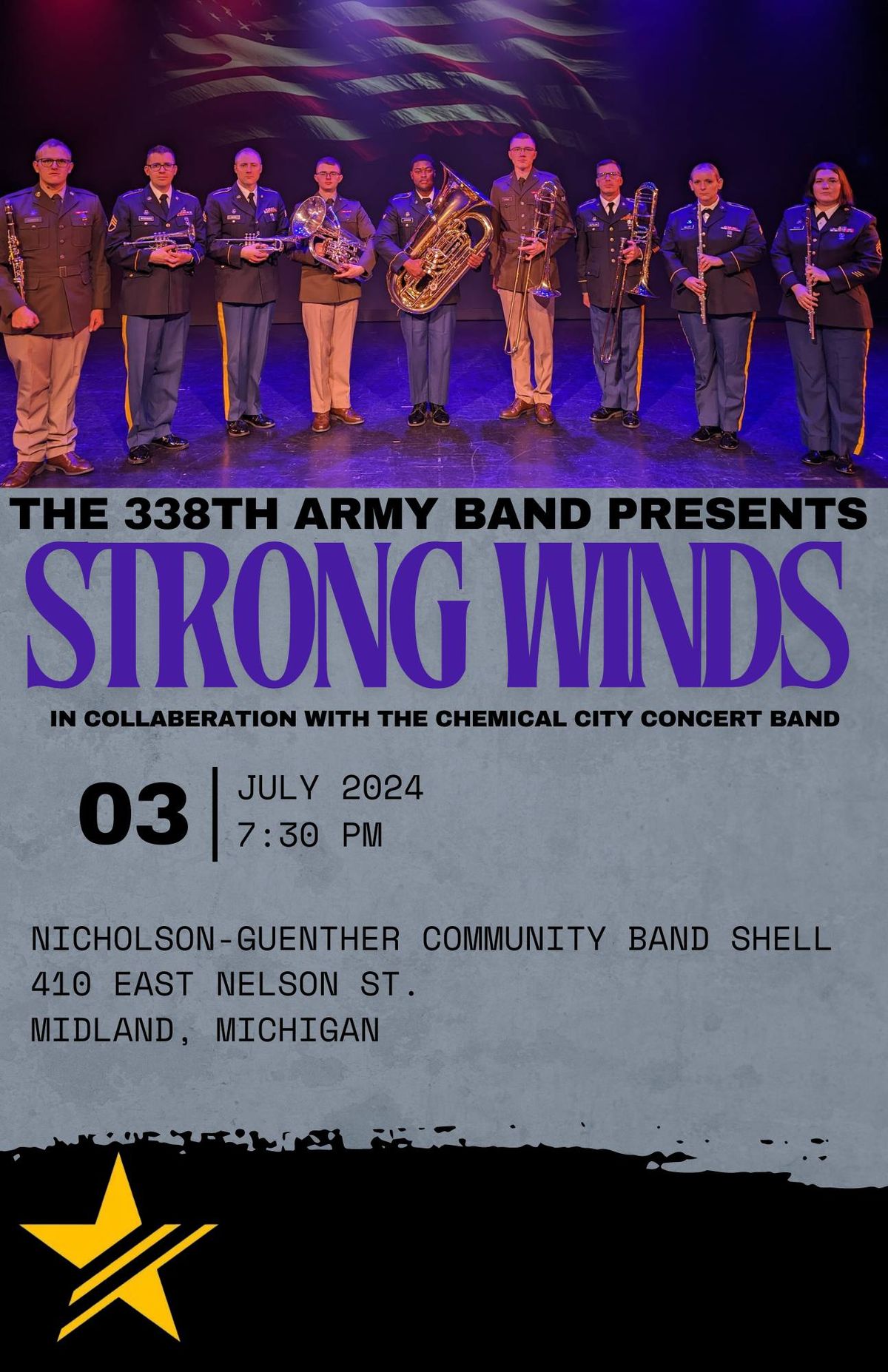 338TH ARMY BAND'S STRONG WINDS in collaborations with the Chemical City Concert Band