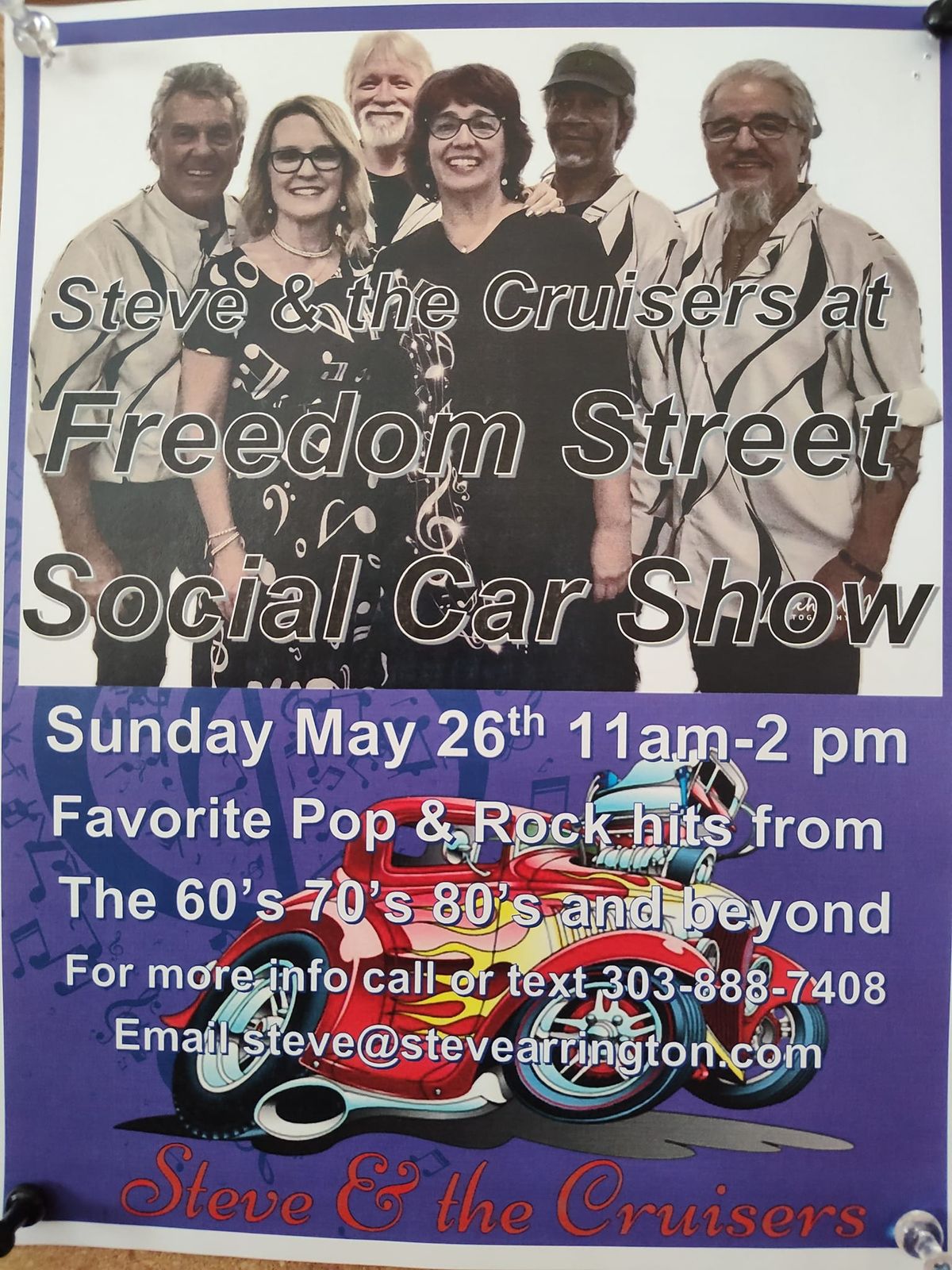 Steve & The Cruisers at Freedom Street Social's annual Car Show