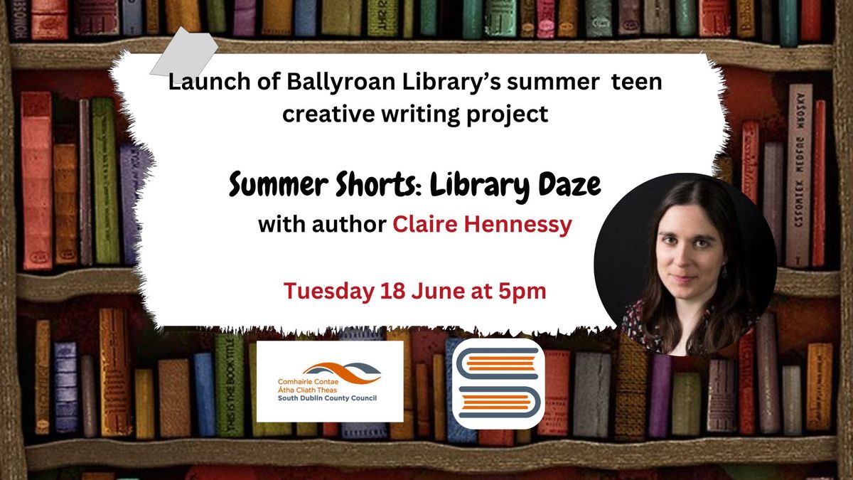 Teen Creative Writing Workshop with author Claire Hennessy
