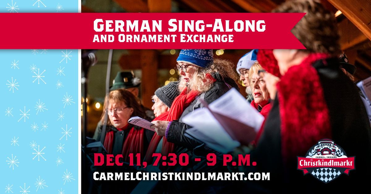 German Sing-Along and Ornament Exchange