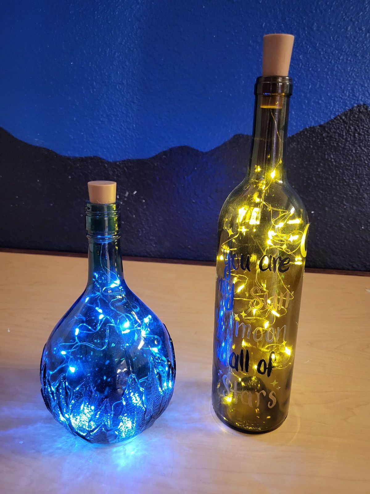 Ladies' Night Out: Wine Bottle Lanterns