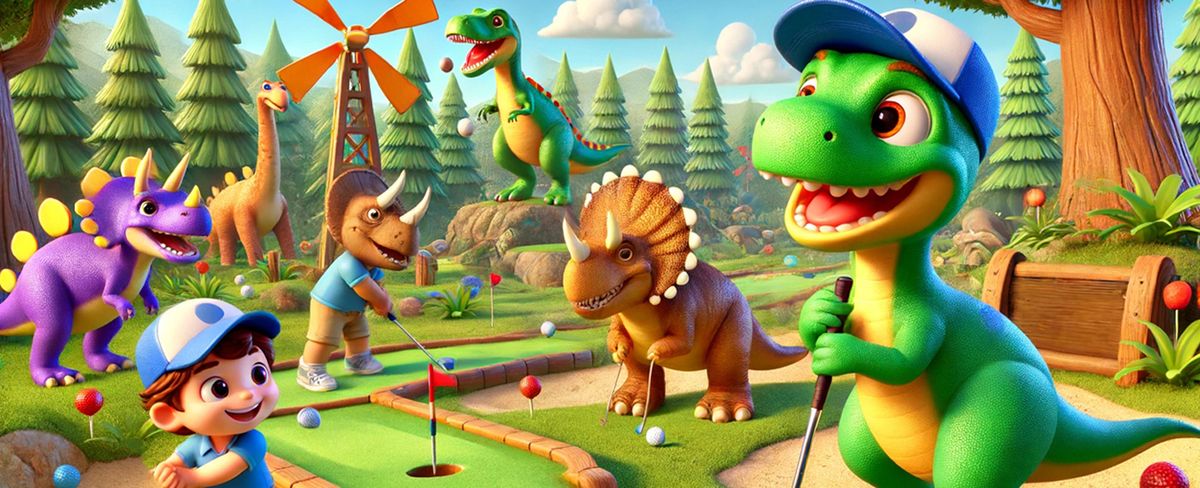 Dinosaur Day- Themed Miniature Golf 