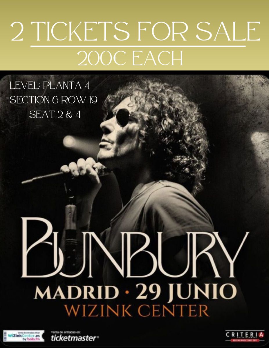 Enrique Bunbury at WiZink Center