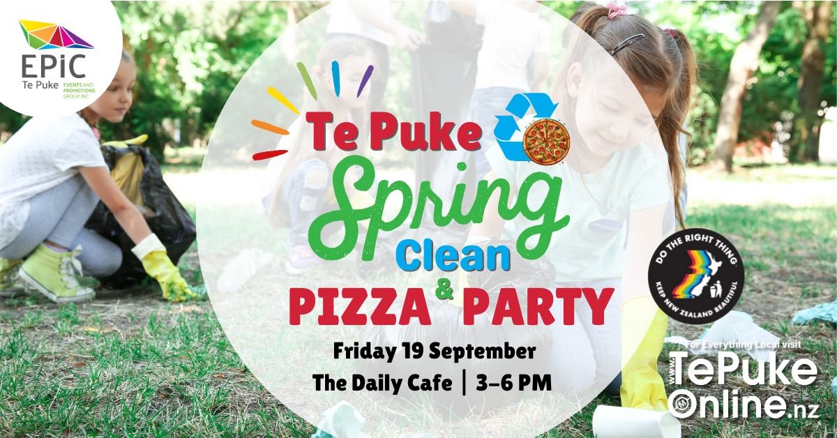 Te Puke Spring Clean and Pizza Party 2025