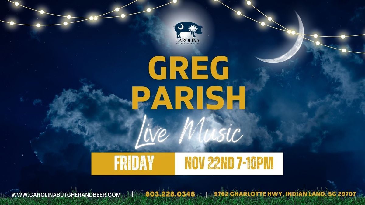 Live Music - Greg Parish