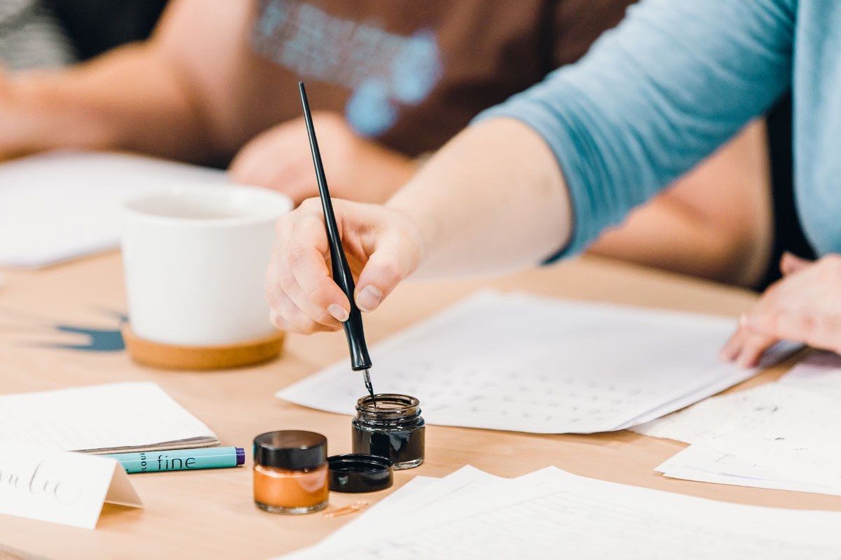 Introduction to Modern Calligraphy at Rheged