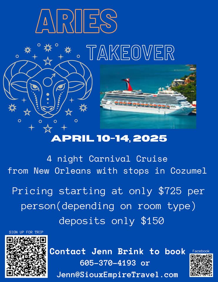 Aries Takeover Carnival Cruise 