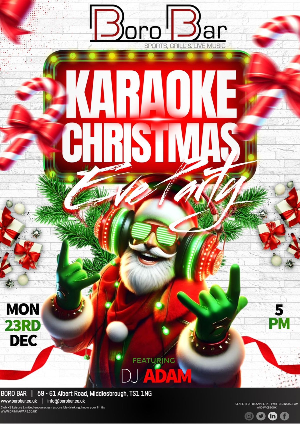 Karaoke Christmas Eve Party