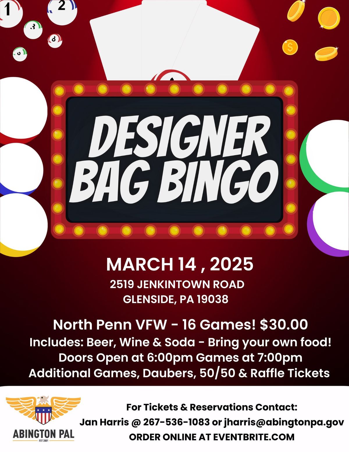 Designer Bag Bingo