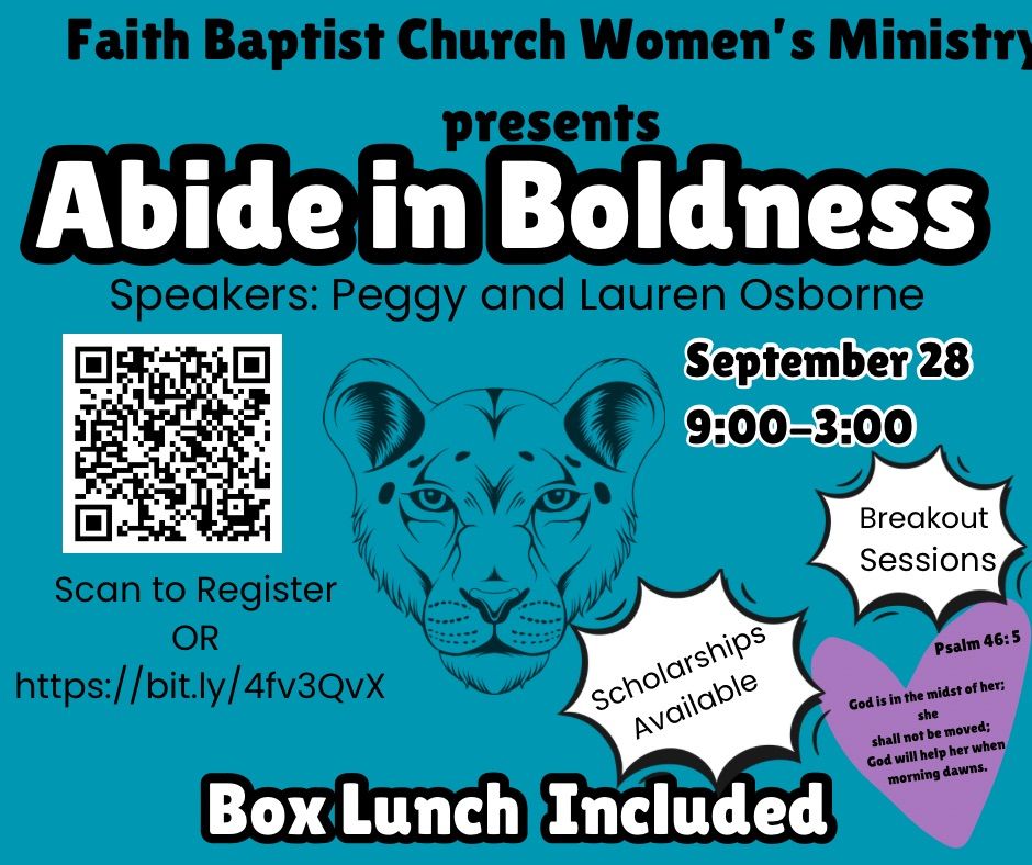 Abide in Boldness