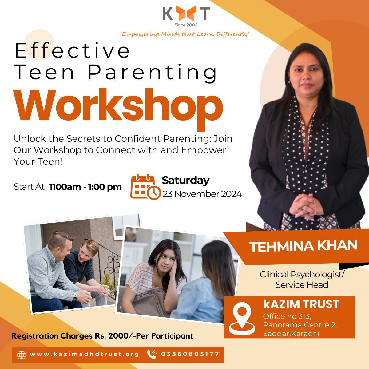 Unlock the Secrets to Confident Parenting: Join Our Workshop to Connect with and Empower Your Teen!