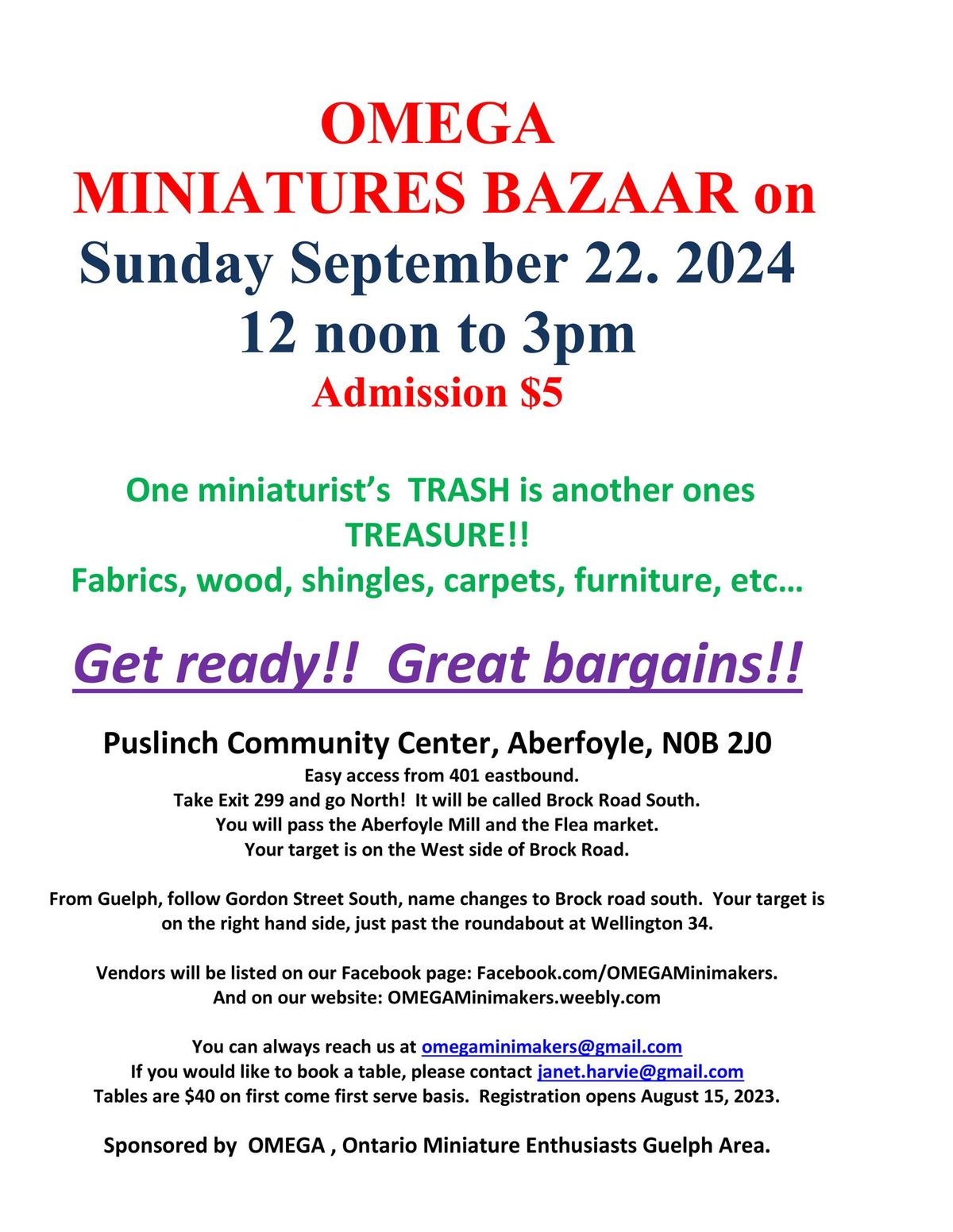 OMEGA MINIATURES BAZAAR