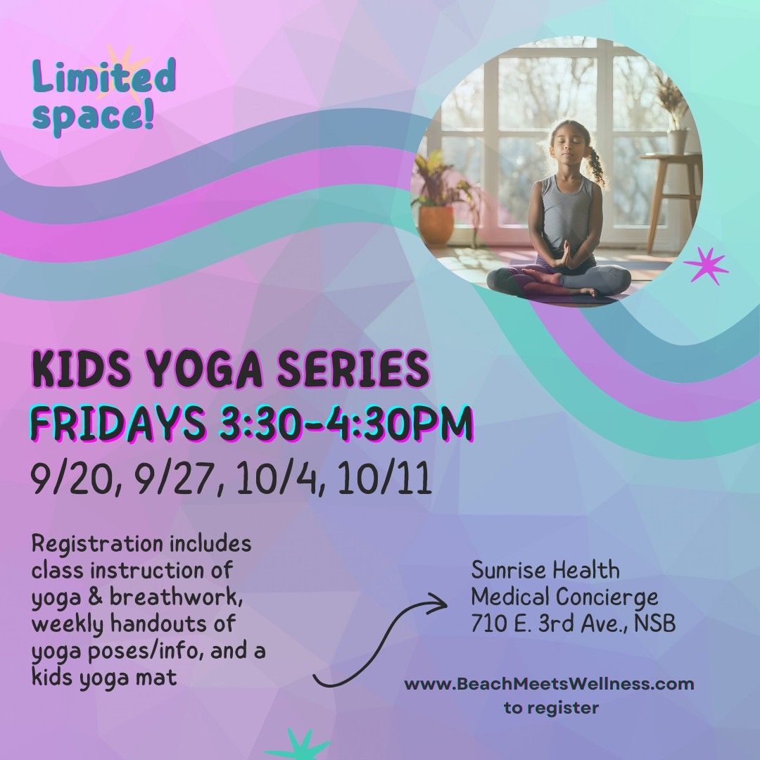 4-Weeks Kids Yoga Series (Sept-Oct)