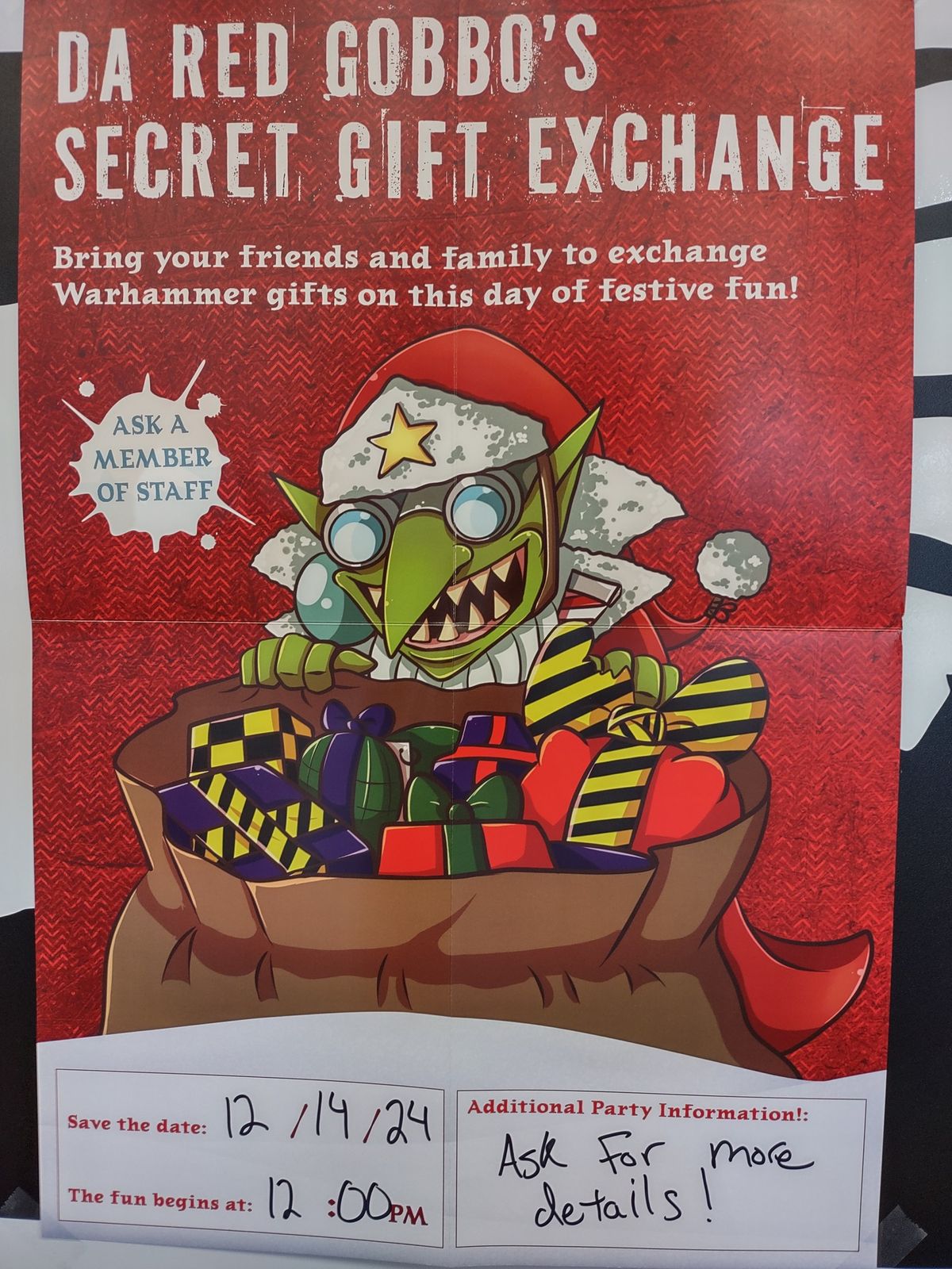 Red Gobbo Secret Gift Exchange