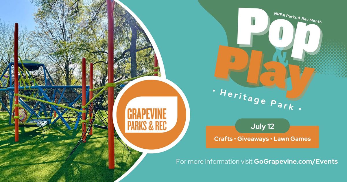 Pop & Play: Heritage Park \ud83d\ude0e