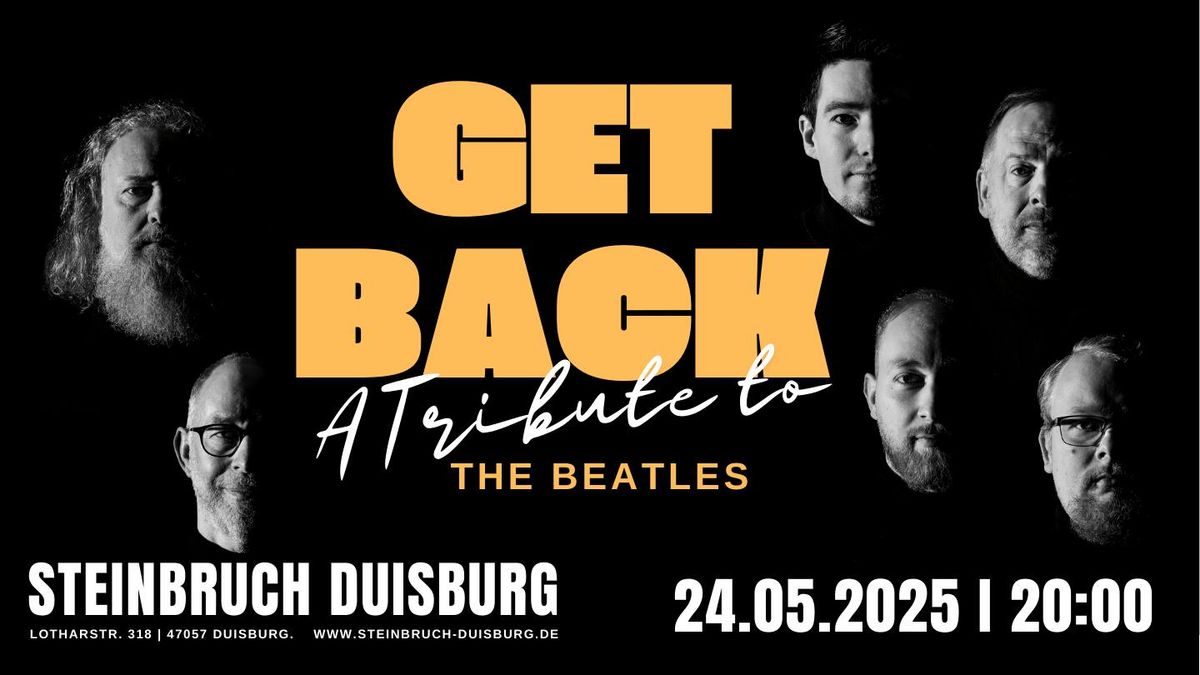 GET BACK \u2013 A Tribute to The Beatles