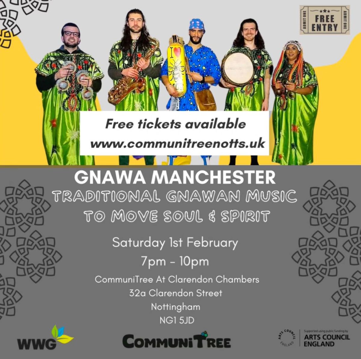 Gnawa Manchester Live At CommuniTree 