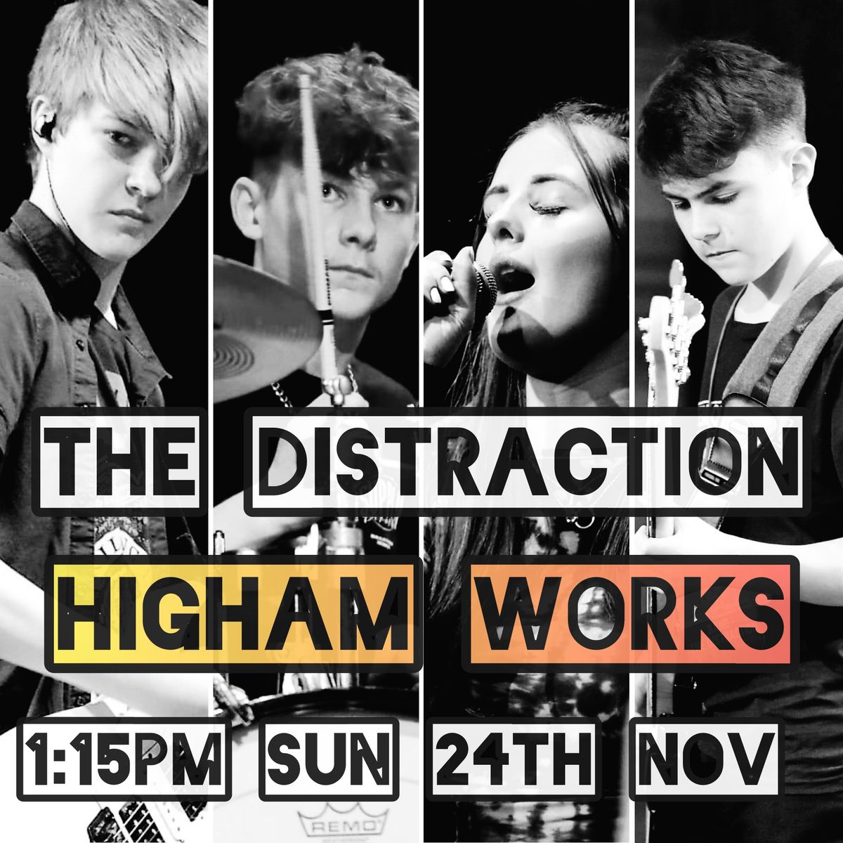 The Distraction @ Higham Works - Live music