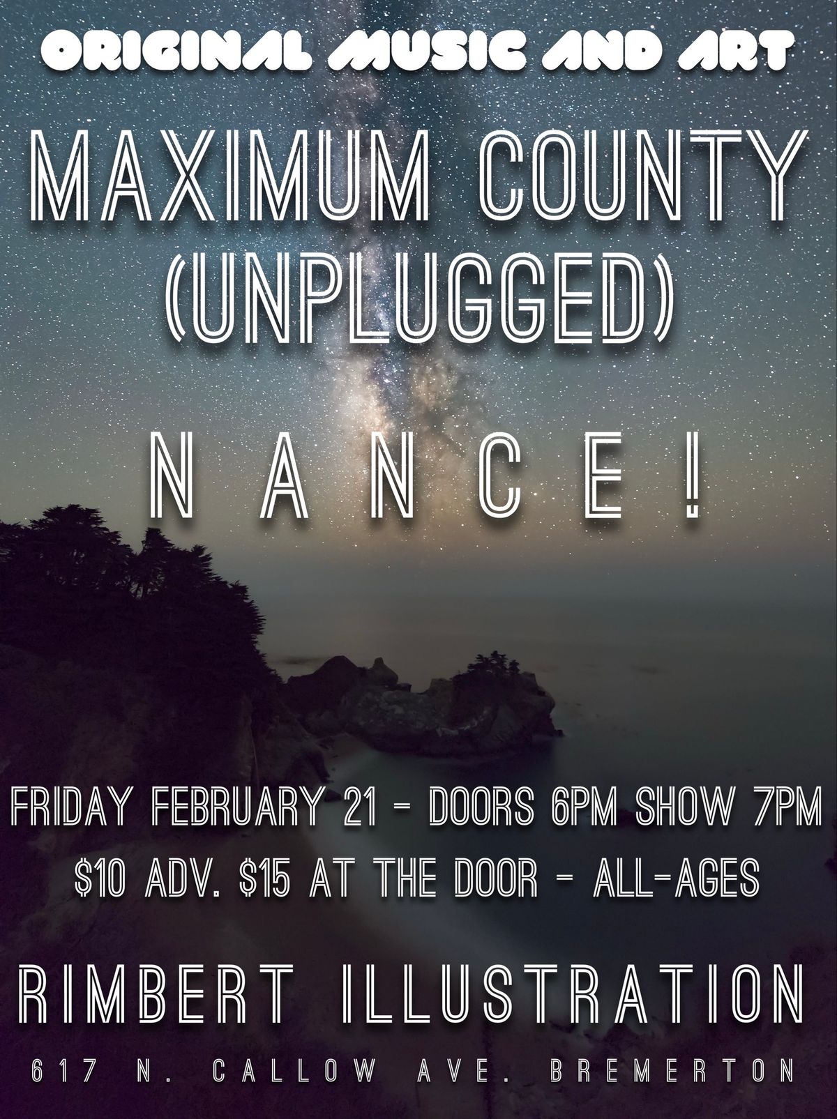 Maximum County (unplugged) and Nance!