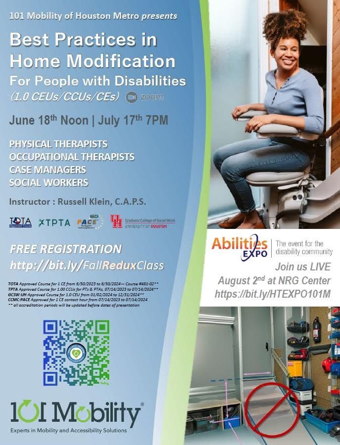 ABILITIES EXPO:  Best Practices in Home Modifications for People with Disabilities